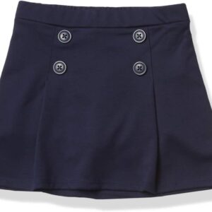 The Children’s Place Girls’ Toddler Uniform Ponte Knit Button Skort