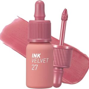 Peripera Ink the Velvet Lip Tint – High Pigment Color, Longwear, Weightless, Not Animal Tested, Gluten-Free, Paraben-Free (027 STRAWBERRY NUDE (NEW))