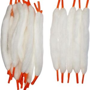 60 PCS Cotton Bacon Cotton Shoelaces For DIY Project Faster Absorption Cotton Shoelaces Cotton Coil Cord Wick