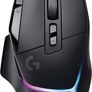 Logitech G502 X Plus Lightspeed Wireless Optical Mouse – LIGHTFORCE hybrid switches, LIGHTSYNC RGB, HERO 25K gaming sensor, compatible with PC – macOS/Windows – Black