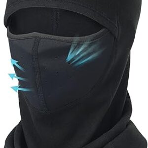 Kids Balaclava Ski Mask (with Breathable Holes) Windproof Winter Fleece Neck Face Warmer Boys Girls
