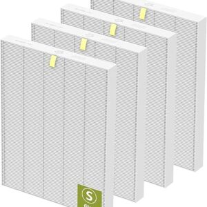 C545 Replacement Filter S Compatible with Winix C545 Air Purifier, 4 Pack C545 True HEPA Replacement Filter S, Replaces for Winix C545 Replacement Filter S 1712-0096-00