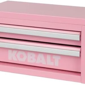 Pink Mini Steel Tool Box with 2 Drawers