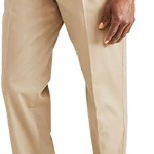 Dockers Men’s Lux Cotton Pleated Pants