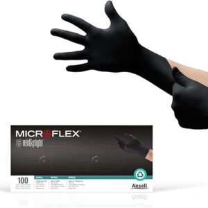 Ansell MICROFLEX MidKnight MK-296 Nitrile Gloves