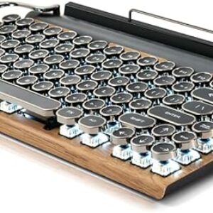Wireless Retro Typewriter Keyboard for Devices