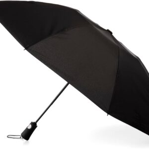Compact Windproof Auto Open Inbrella – Black