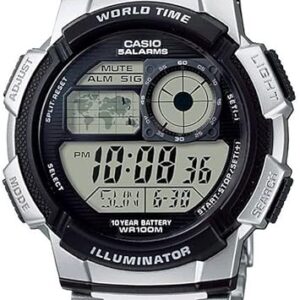 Casio AE1000W Men’s Digital Watch, 100M WR