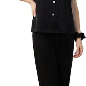 Women’s Satin Button Down Pajama Set