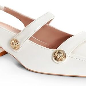 Women’s Slingback Mary Jane Block Heel Pumps