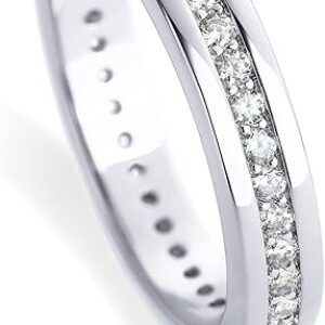 18K Gold Plated Tiny Zirconia Eternity Ring
