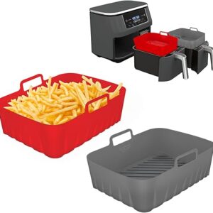 Silicone Liners for Dual Basket Air Fryer