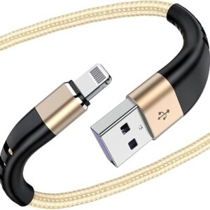 Essri 2Pack 1FT Nylon Braided iPhone Charger