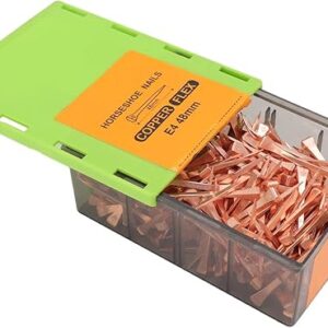 250 Copper Plated Horseshoe Nails, 48mm