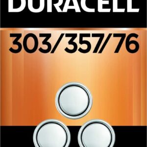 Duracell 303/357/76 Silver Oxide Battery Pack