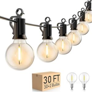 Brightown 30 Ft Outdoor Globe String Lights