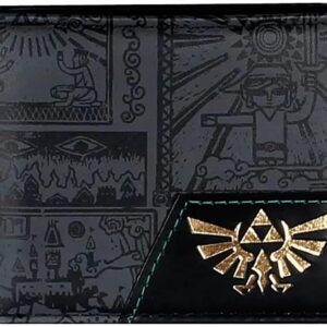 Zelda Triforce Logo Men’s Bi-Fold Wallet