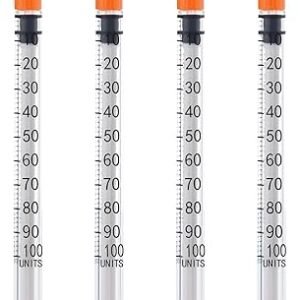 30G 1cc 1/2″ Syringes – 100 Pack