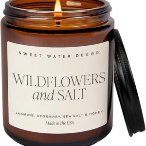 Wildflowers and Salt Soy Candle – 9oz