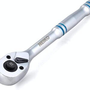 NEIKO 03115A 1/4 Inch 100-Tooth Ratchet Wrench