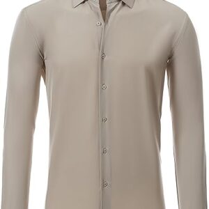Men’s Slim Fit Long Sleeve Dress Shirt