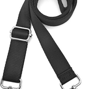 1″ Wide Replacement Purse Straps – Black
