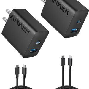 Anker 20W Dual Port USB C Charger 2-Pack