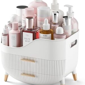 Makeup Organizer with Drawers and Handle