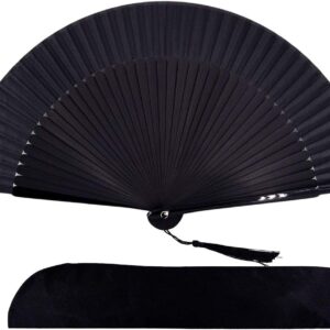 Amajiji Bamboo Silk Hand Held Fan