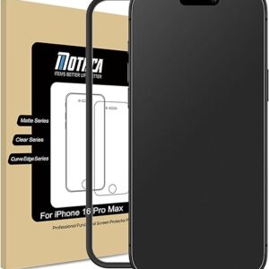 Mothca Matte Glass Screen Protector for iPhone 16 Pro Max