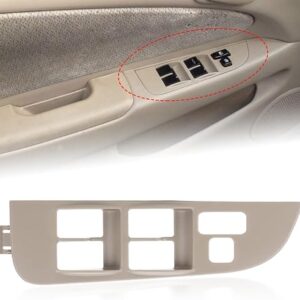 Beige Power Window Switch Trim Cover