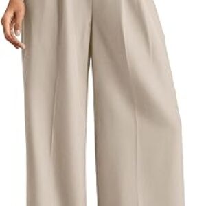 ELLEVEN Women’s Wide Leg Dress Pants