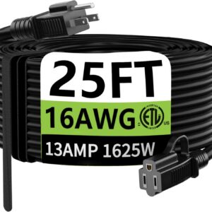 25 ft Waterproof Heavy Duty Extension Cord