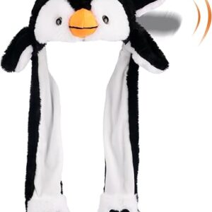 Plush Animal Hat with Moving Ears