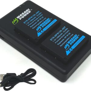 Wasabi Power NP-W126 Battery & Charger Set