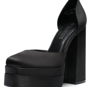 DREAM PAIRS Women’s Chunky Platform Heels