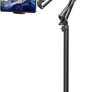 Adjustable Tablet Floor Stand with 11lb Base