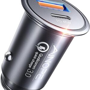 AINOPE 67.5W Mini USB C Car Charger