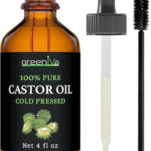 GreenIVe 100% Pure Cold Pressed Castor Oil