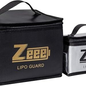 Zeee Fireproof Lipo Battery Storage Bag (2 Pack)