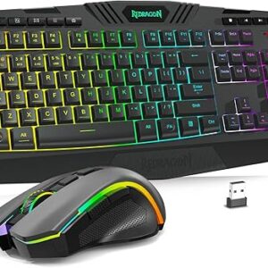 Redragon S101-PKS Wireless Gaming Keyboard & Mouse