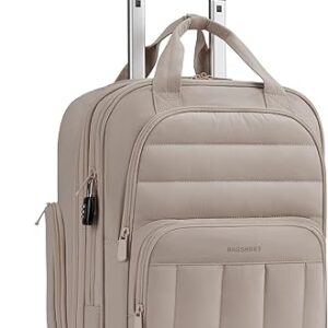 BAGSMART 16-Inch Underseat Luggage with Wheels