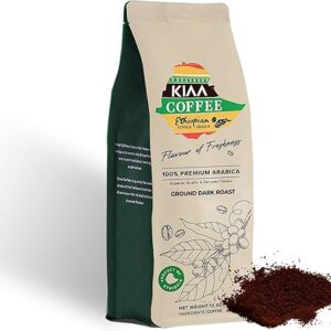 KIAA Ethiopian Organic Dark Roast Coffee – 12oz