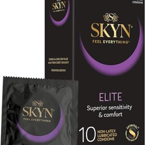 SKYN Elite Ultra-Thin Lubricated Condoms – 10 Count
