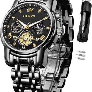 OLEVS Men’s Luxury Waterproof Chronograph Watch