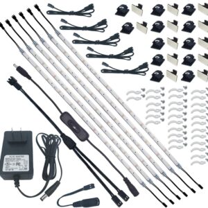 Litever 6 PCS Under Cabinet LED Strips