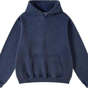 Men’s Oversized Vintage Plush Hoodie
