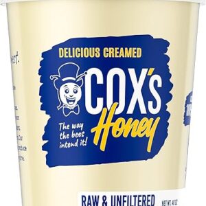 Cox’s Creamed Whipped Raw Honey – 40 OZ