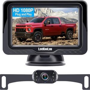 HD 1080P Waterproof Backup Camera with Monitor