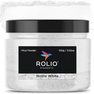 Noble White Mica Powder – 100g Jar